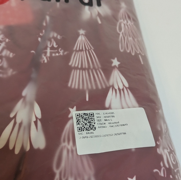 🖤PatPat Christmas Tree Red Men's Pajama Set - Picture 9 of 10